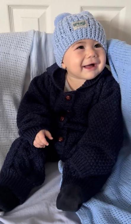 All-in-One Aran Knitted Romper in Pure Merino Wool With Hood - Artisan Knitted in 100% Pure Merino