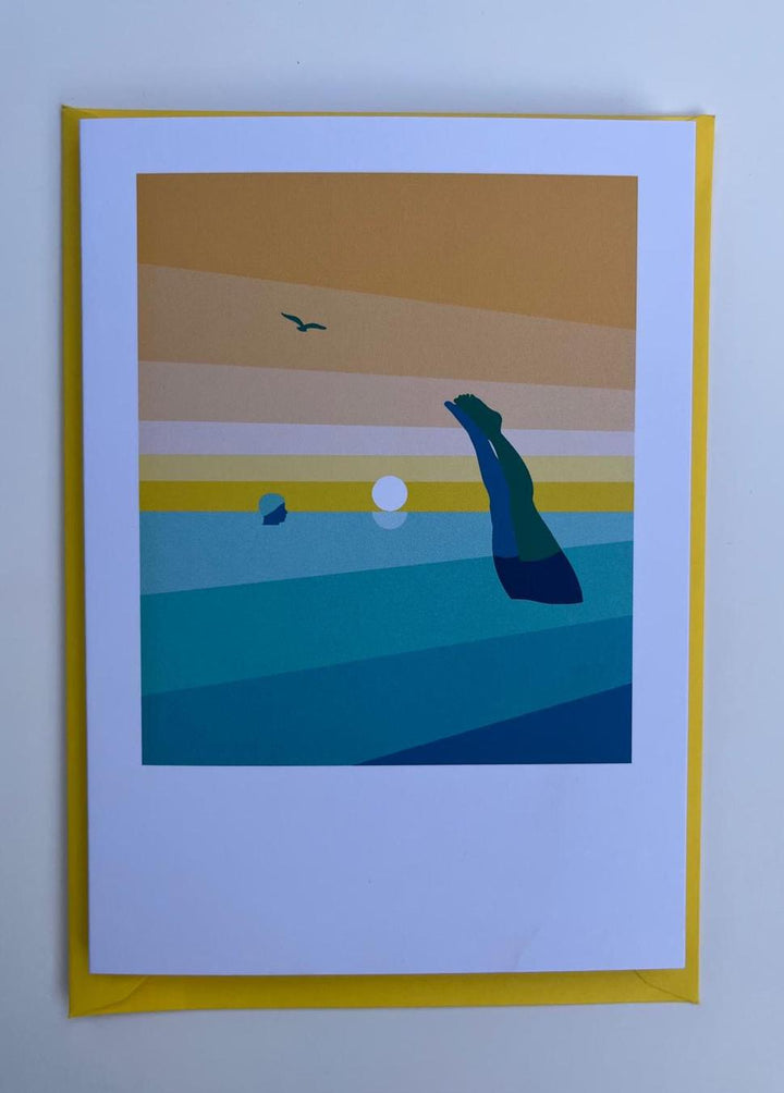 Sea Diving Card - Pawpear Collab