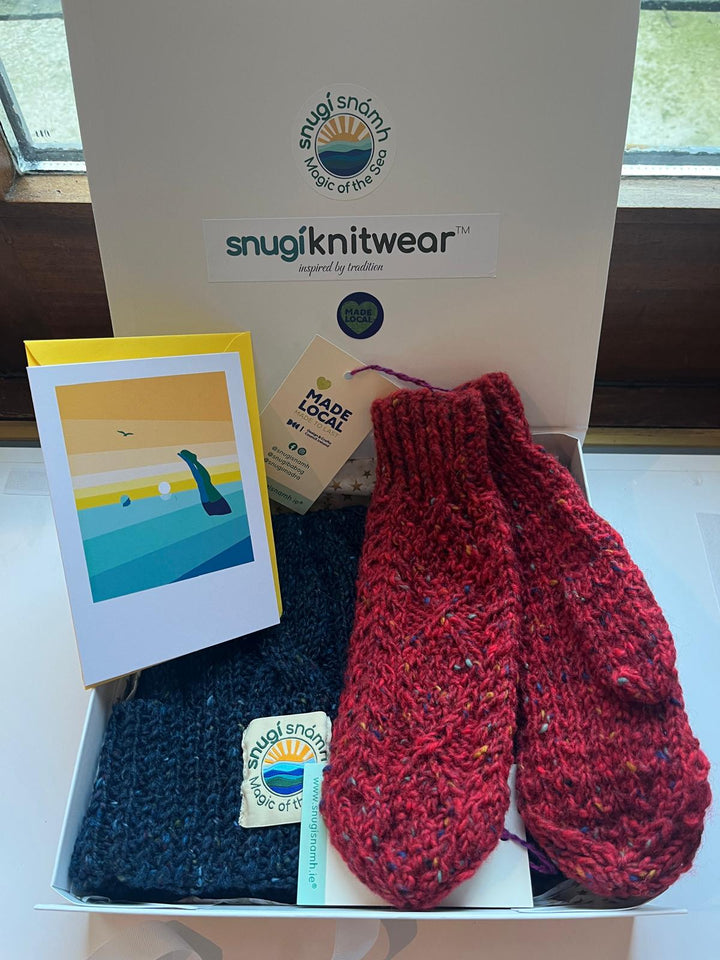 Sea Swimmers Bundles, 2 pc Mittens and Beanie Bundle