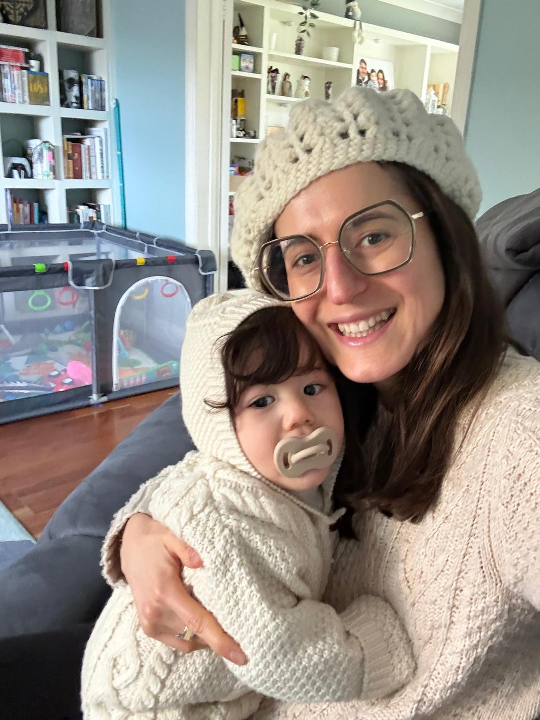 Bainin Pure Wool White Beret